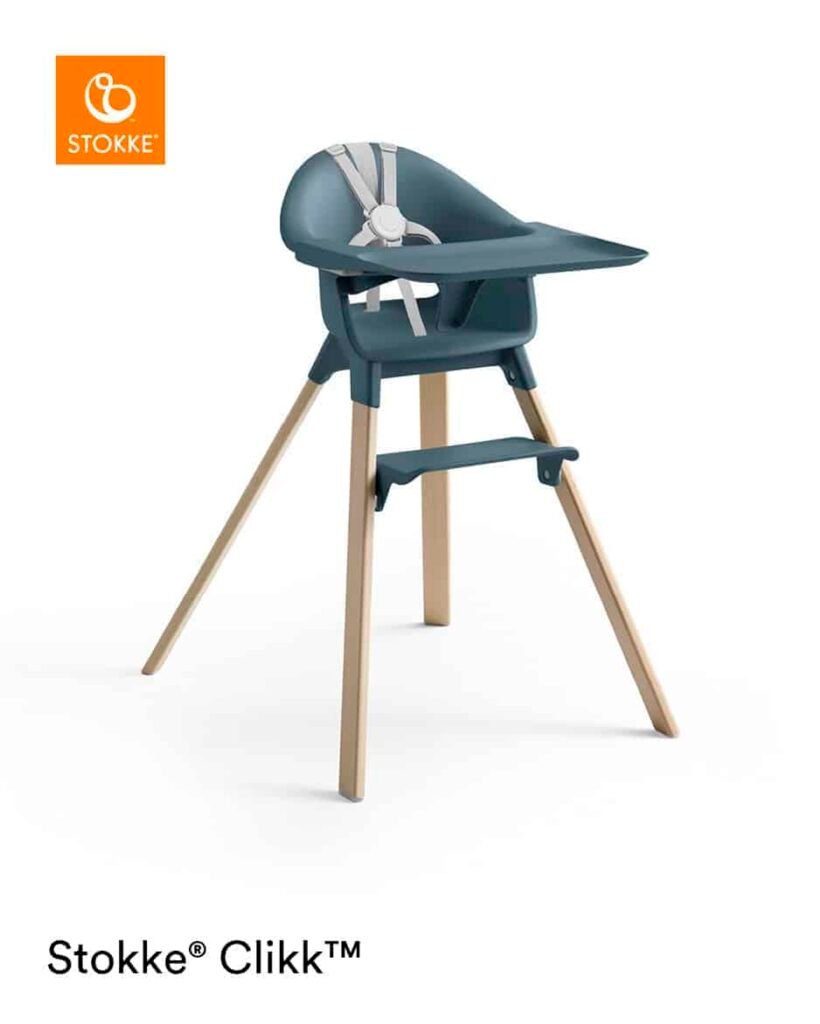 StokkeÂ® Clikkâ¢ Højstol - Fjord Blue